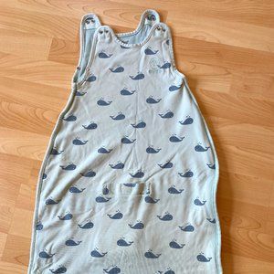Woolino 4-Season Ulimate Baby Sleep Bag "Whales"